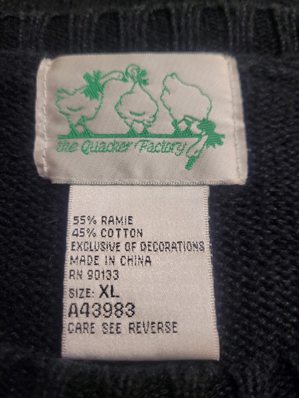 Vintage Quacker Factory Sweater Size XL - Picture 7 of 8